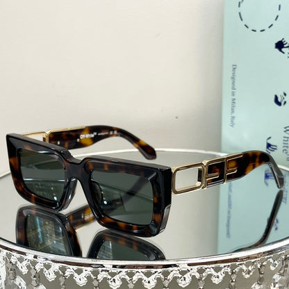 OFF-Whlte Arrow logo sunglasses#073