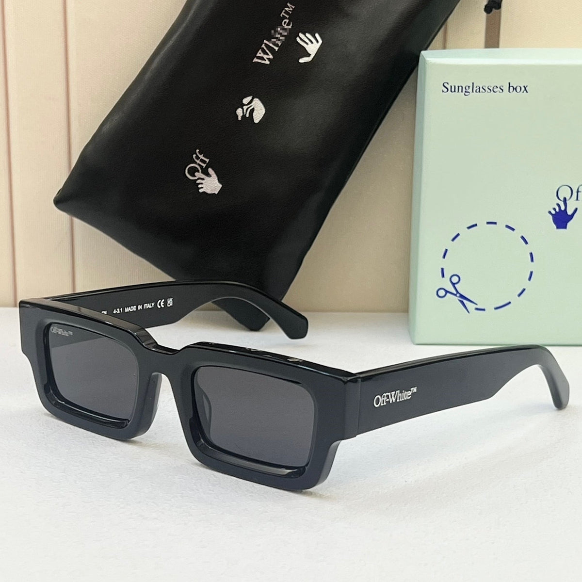 OFF-Whlte Arrow logo sunglasses#089