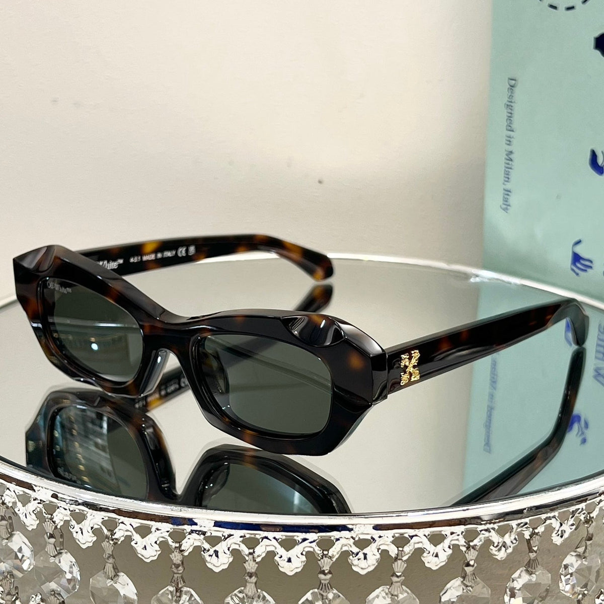 OFF-Whlte Arrow logo sunglasses#092