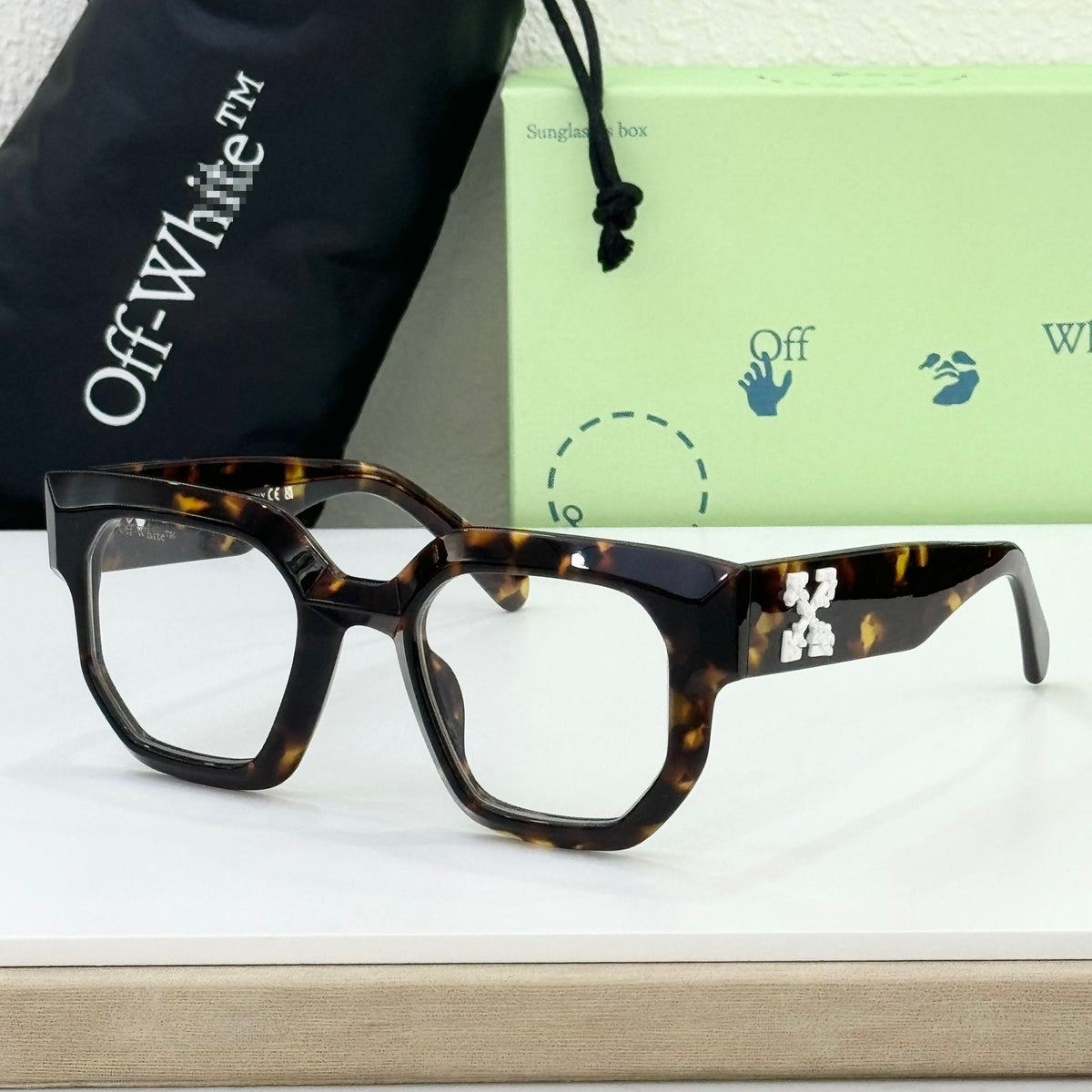 OFF-Whlte Arrow logo sunglasses#014