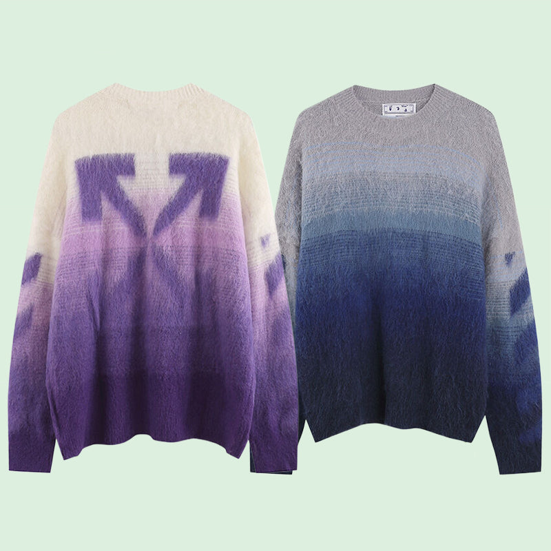 OFF-Whlte Intarsia Knit Sweater#3