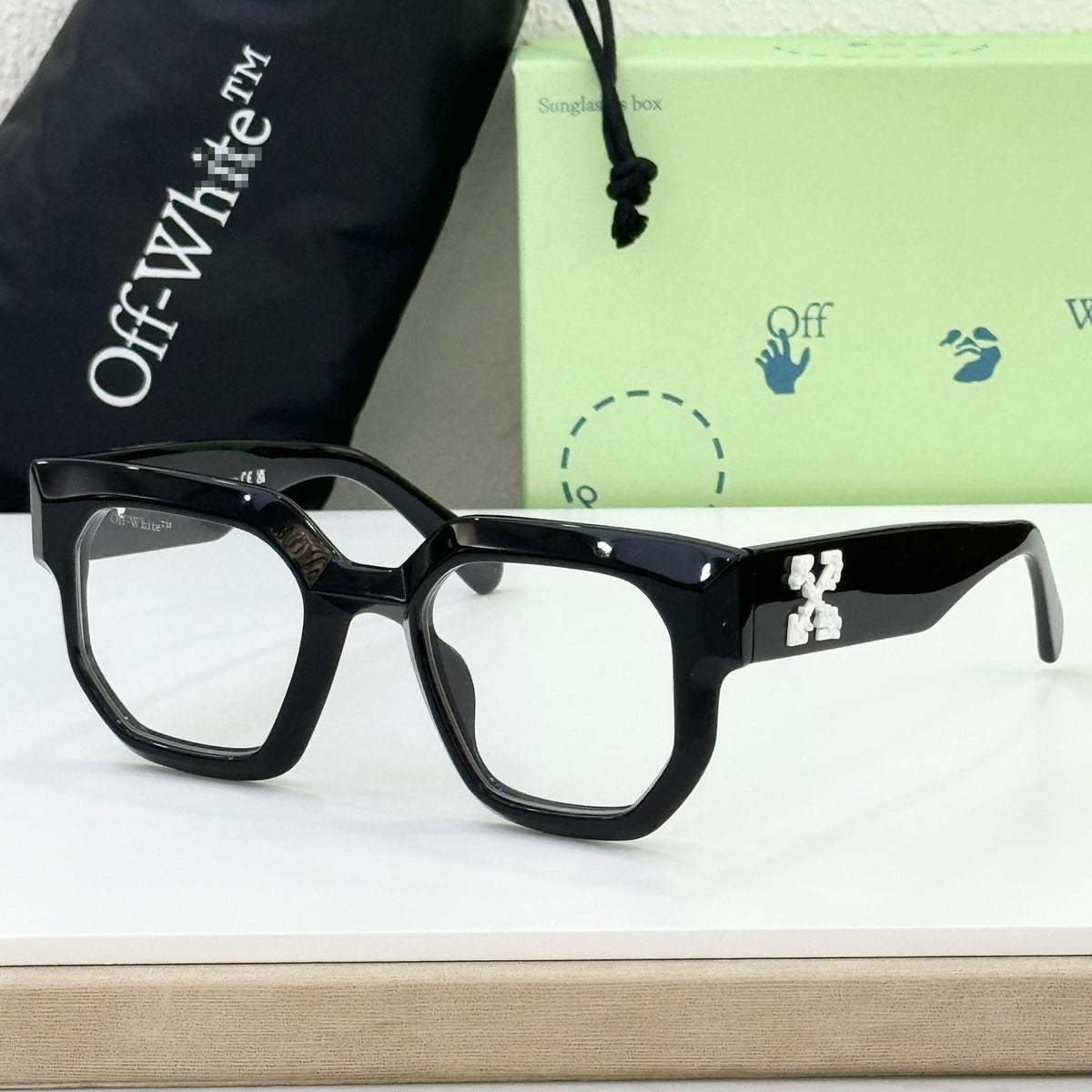 OFF-Whlte Arrow logo sunglasses#014