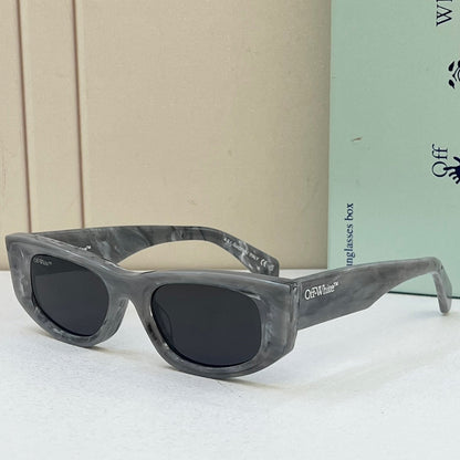 OFF-Whlte Arrow logo sunglasses#090