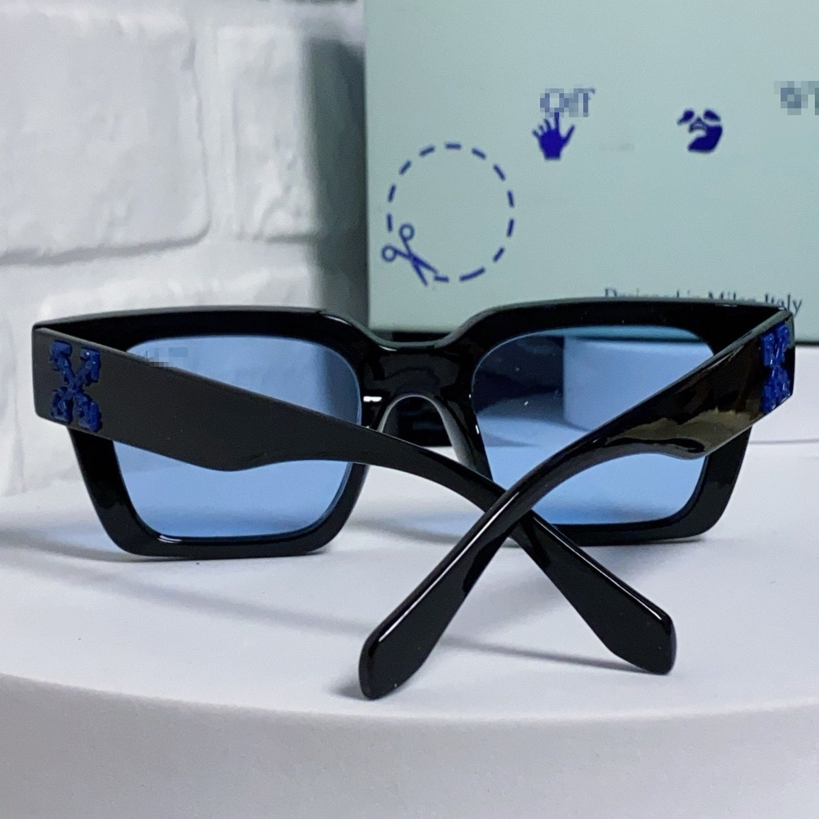 OFF-Whlte Arrow logo sunglasses#004