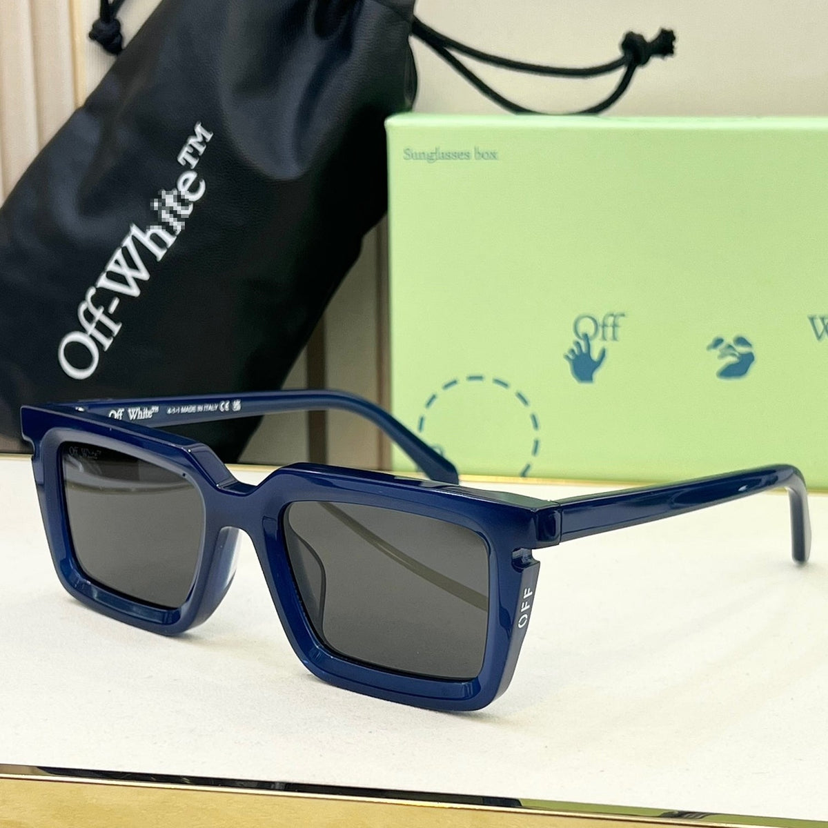 OFF-Whlte Arrow logo sunglasses#113