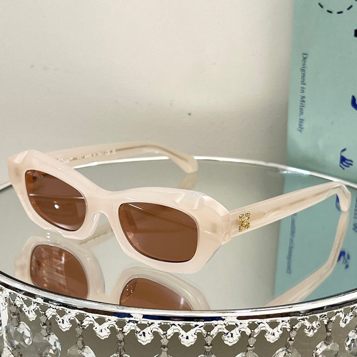 OFF-Whlte Arrow logo sunglasses#092