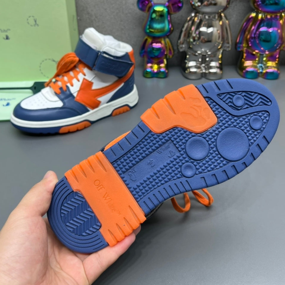 OFF-Whlte Arrow Logo Leather Sneakers #35