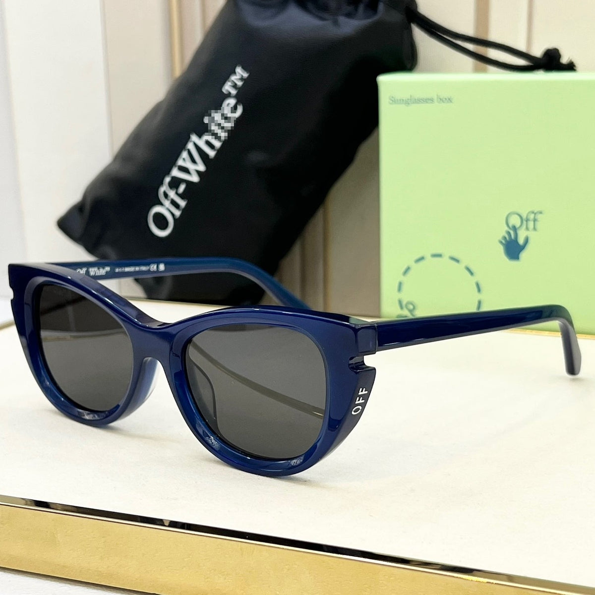 OFF-Whlte Arrow logo sunglasses#097