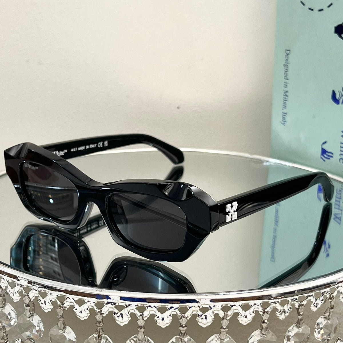 OFF-Whlte Arrow logo sunglasses#092