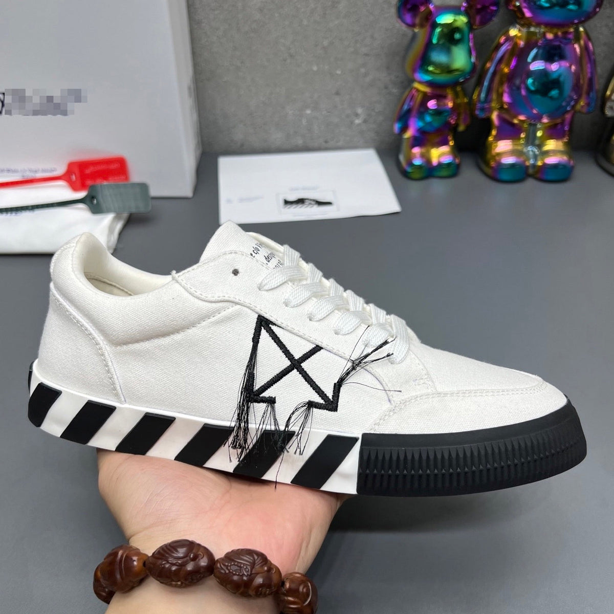 OFF-Whlte Canvas Sneakers#67