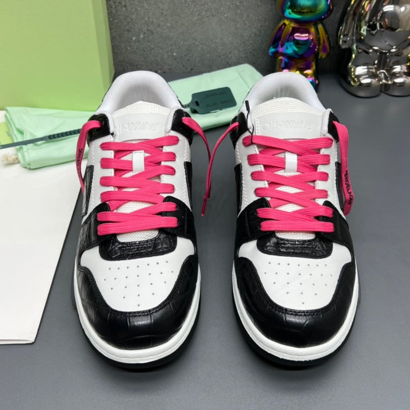 OFF-Whlte Arrow Logo Leather Sneakers #41