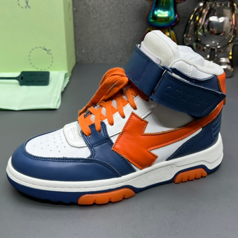 OFF-Whlte Arrow Logo Leather Sneakers #35
