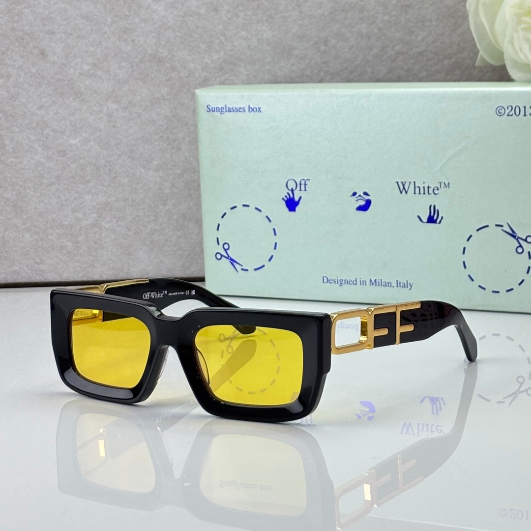 OFF-Whlte Arrow logo sunglasses #027