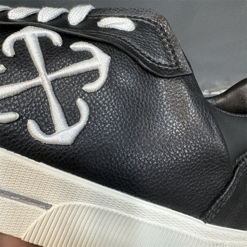 OFF-Whlte Arrow logo leather Sports shoes#22