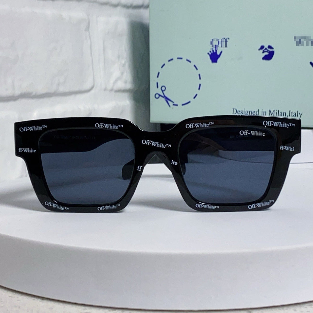 OFF-Whlte Arrow logo sunglasses#003