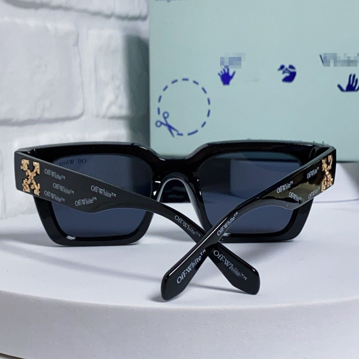 OFF-Whlte Arrow logo sunglasses#003
