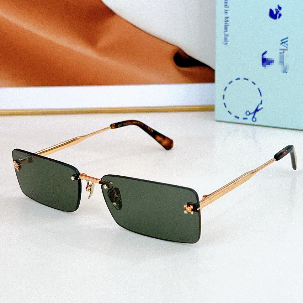 OFF-Whlte Arrow logo sunglasses#096