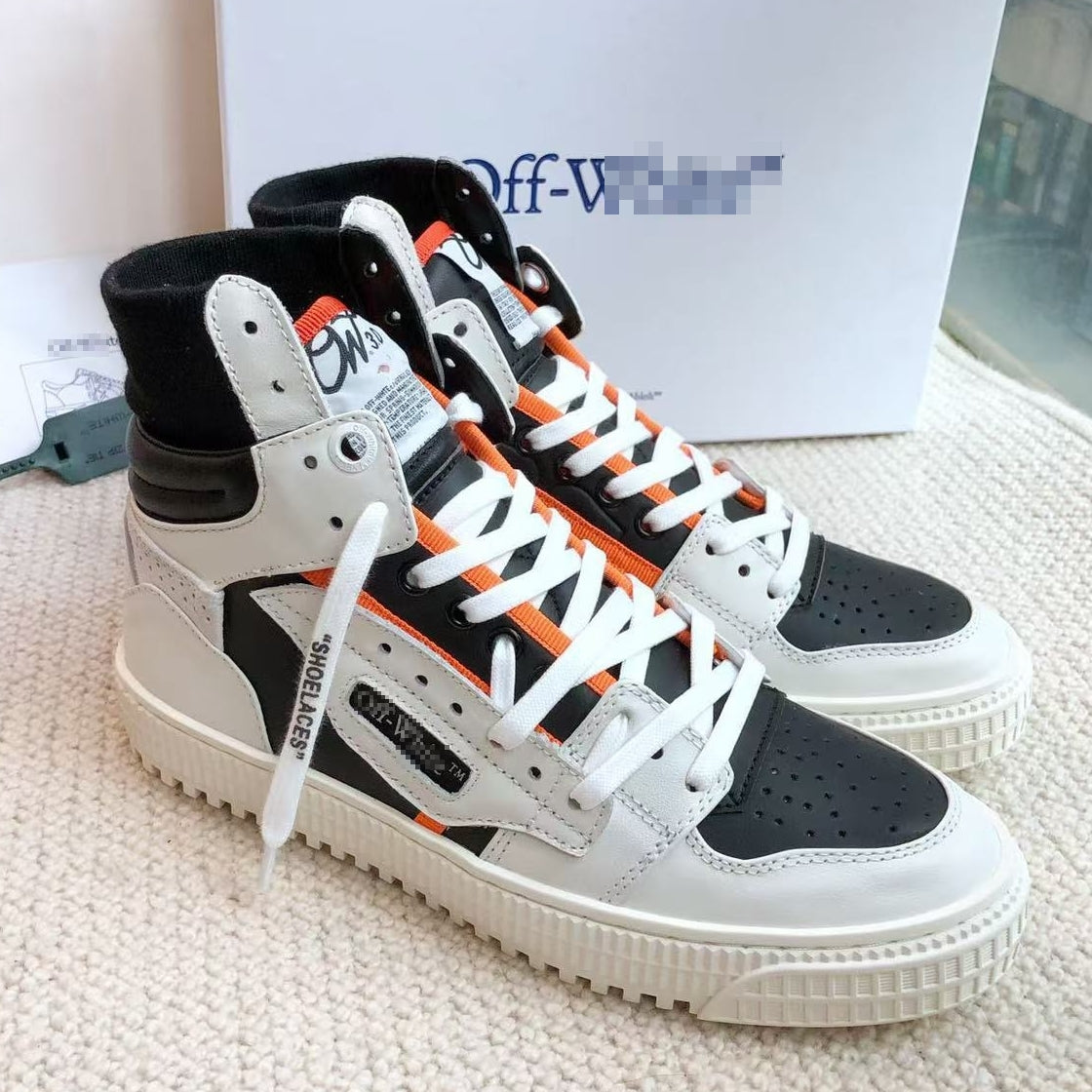 OFF-Whlte Arrow logo high-top sneakers#13