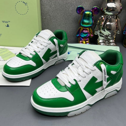 OFF-Whlte Arrow Logo Leather Sneakers #42