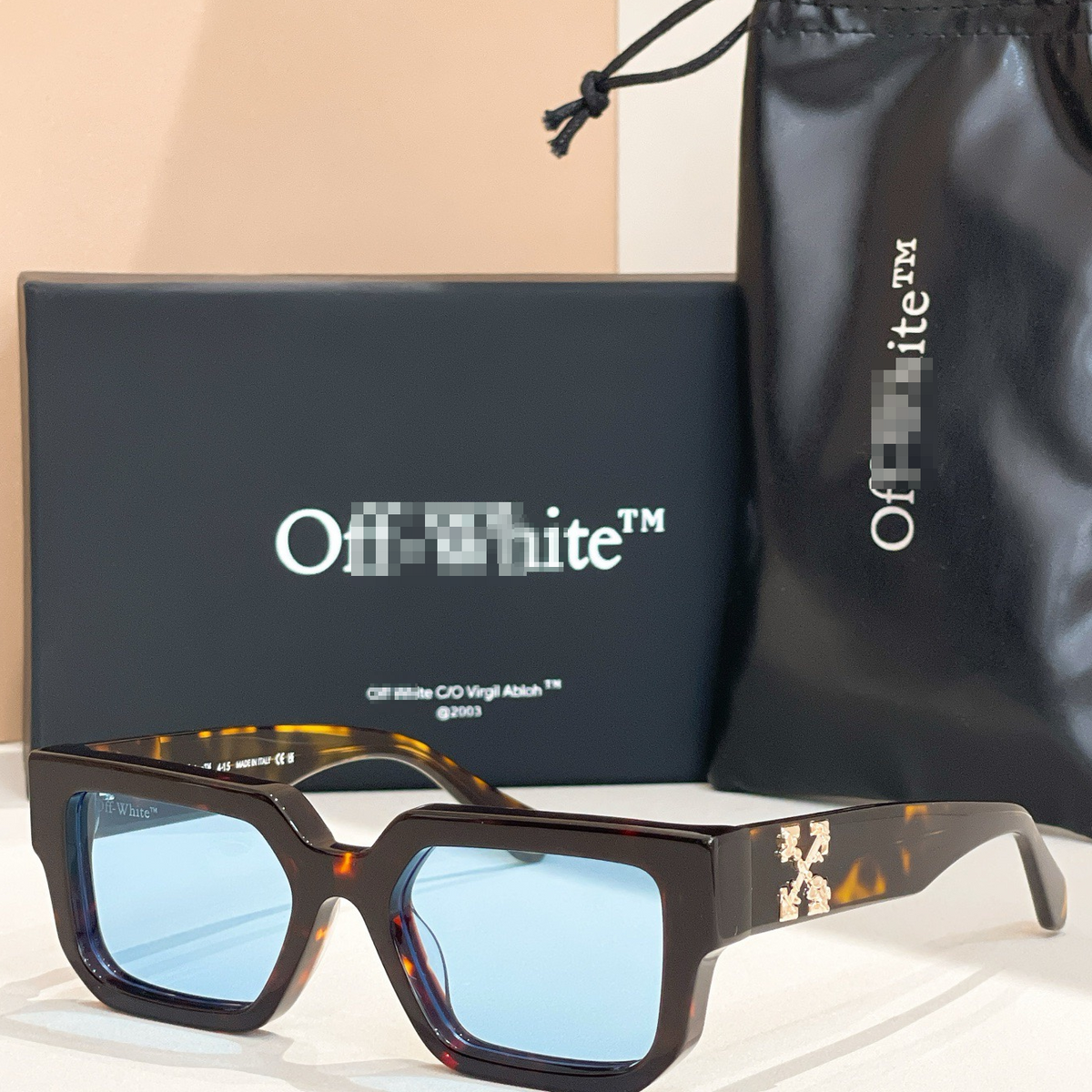 OFF-Whlte Arrow logo sunglasses#146