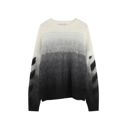 OFF-Whlte Intarsia Knit Sweater#3