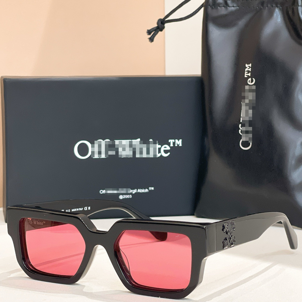 OFF-Whlte Arrow logo sunglasses#146