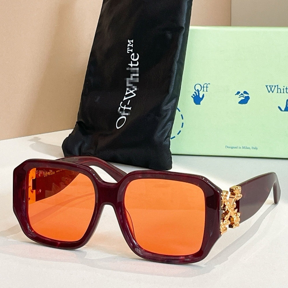 OFF-Whlte Arrow logo sunglasses#001