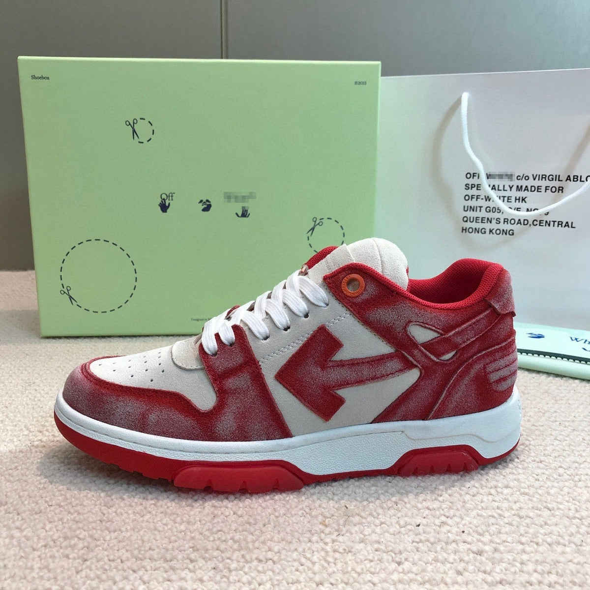 OFF-Whlte Arrow logo Sports shoes#10