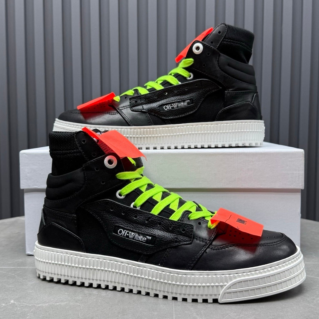 OFF-Whlte Arrow logo high-top sneakers#24