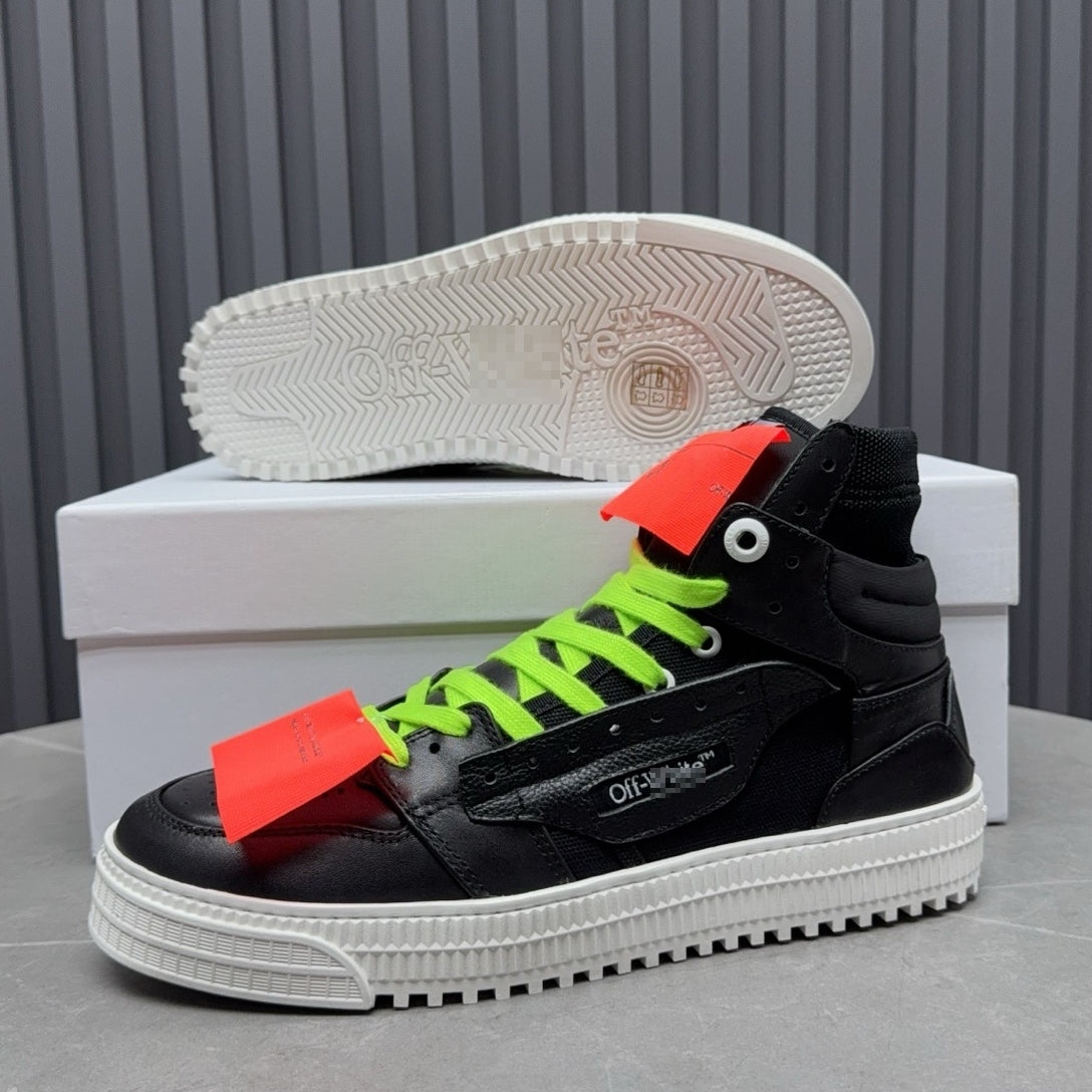 OFF-Whlte Arrow logo high-top sneakers#24