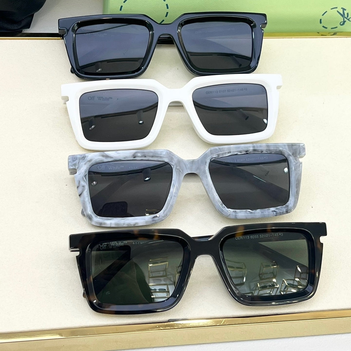 OFF-Whlte Arrow logo sunglasses#113