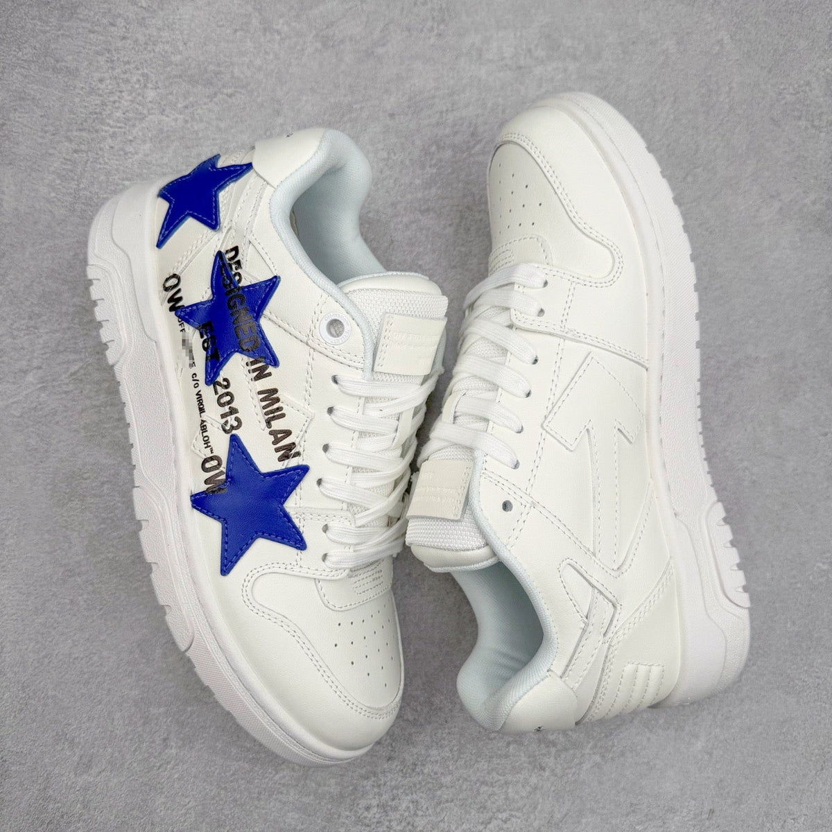 OFF-Whlte Genuine Leather Sports shoes#12