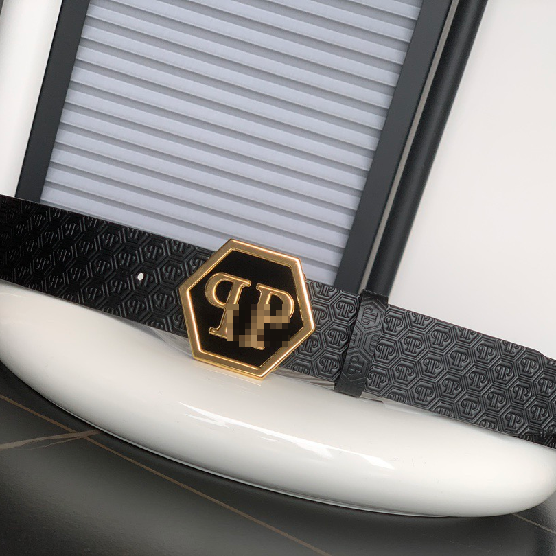 PP Leather Logo Belt#2