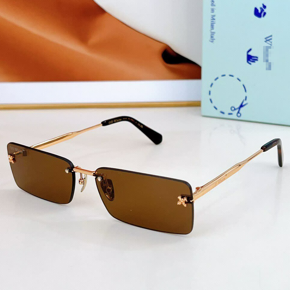 OFF-Whlte Arrow logo sunglasses#096