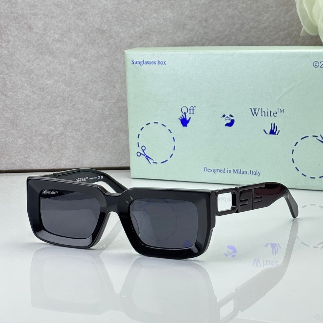 OFF-Whlte Arrow logo sunglasses #027