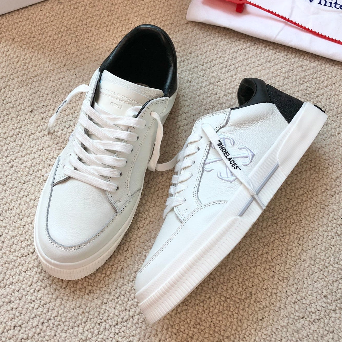OFF-Whlte Genuine Leather Sneakers#65