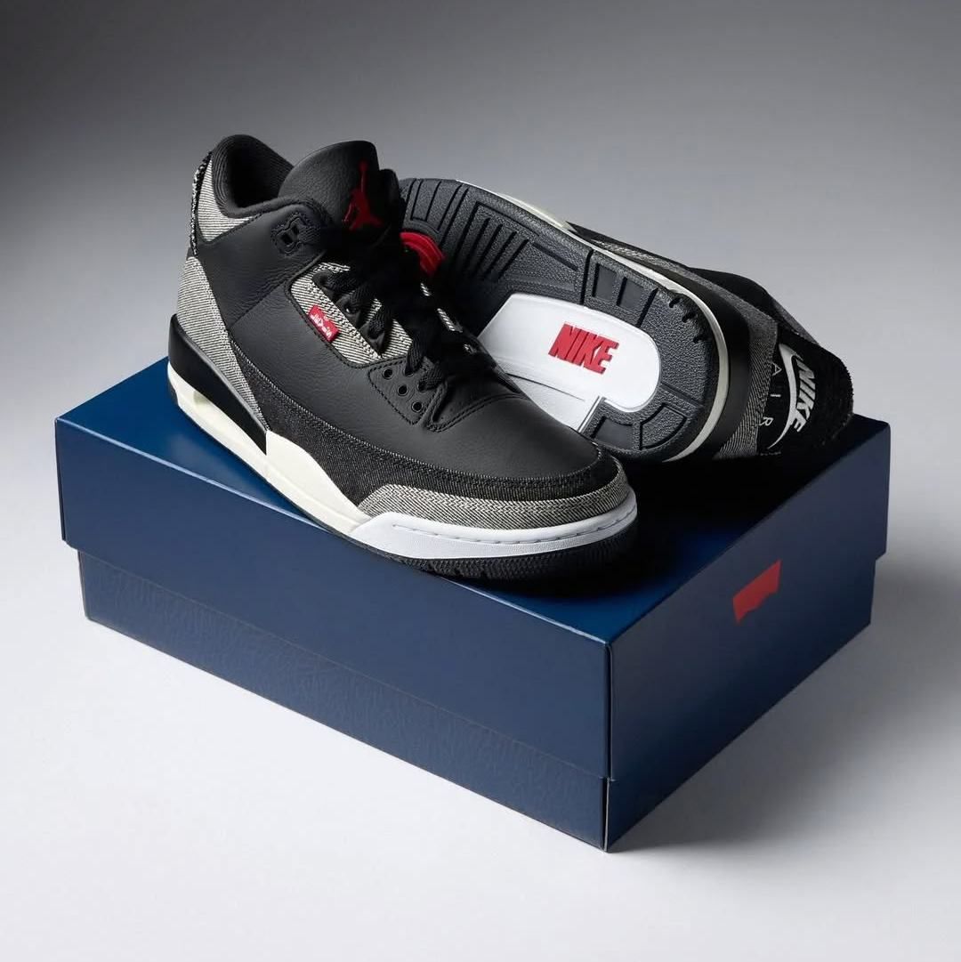 Air Jordan 3 x Levi's® 'Black and White' - s® - image 9