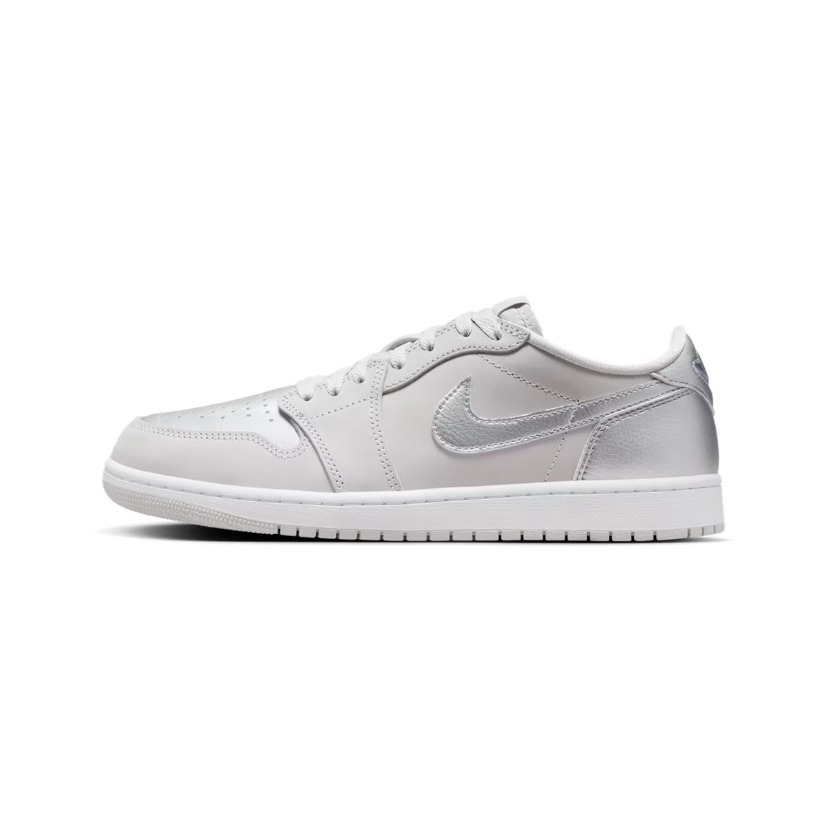 Air Jordan 1 Low OG 'Metallic Silver' - Metallic Silver