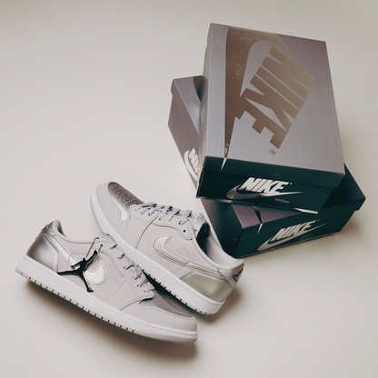 Air Jordan 1 Low OG 'Metallic Silver' - Metallic Silver - image 8