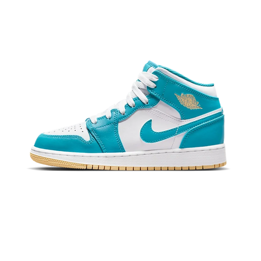 Air Jordan 1 Mid 'Aquatone' (GS) - Aquatone