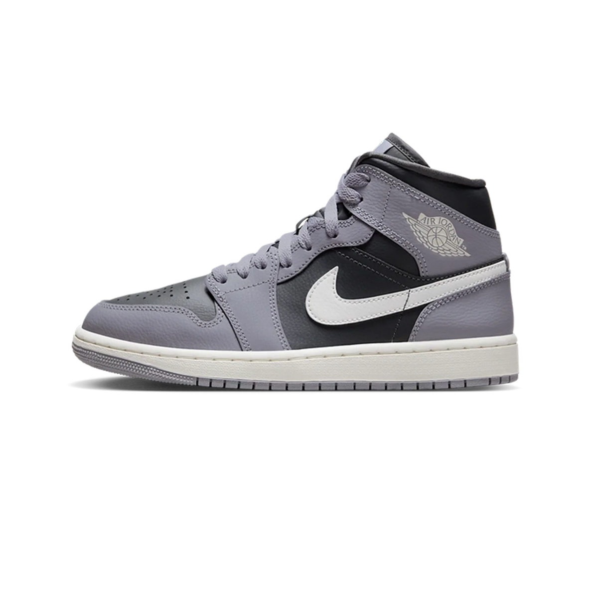 Air Jordan 1 Mid 'Cement Grey' (Women's) - Cement Grey