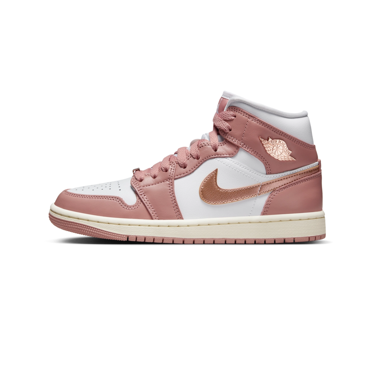 Air Jordan 1 Mid 'Red Stardust' - Red Stardust