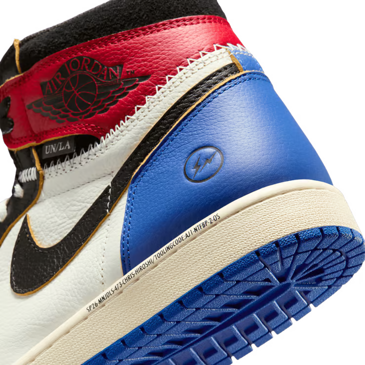 Air Jordan 1 Retro High OG SP Fragment x Union LA Varsity 'Red Sport Royal' - Red Sport Royal - image 8