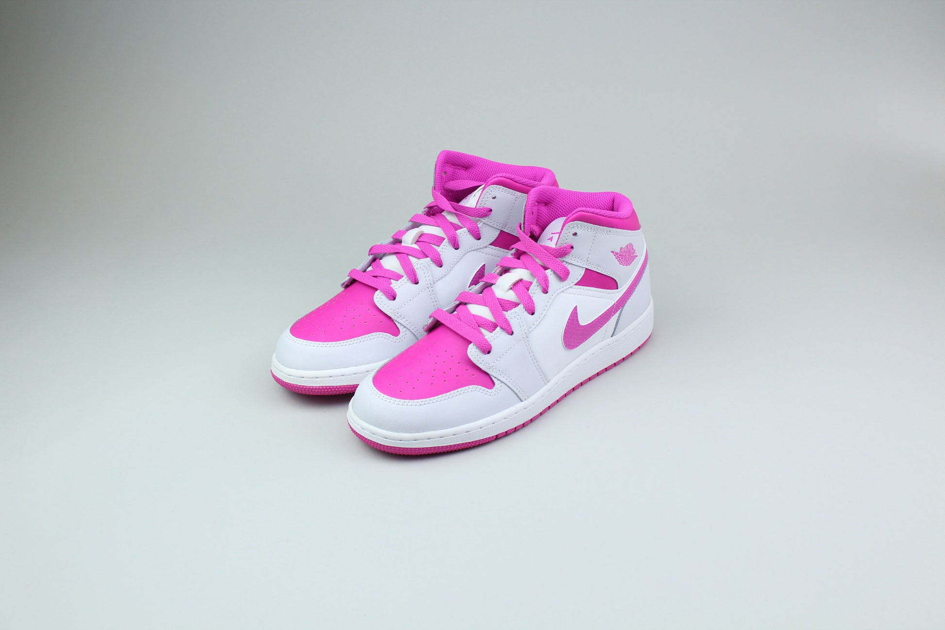 Air Jordan 1 Mid 'Fire Pink' (GS) - Fire Pink - image 6