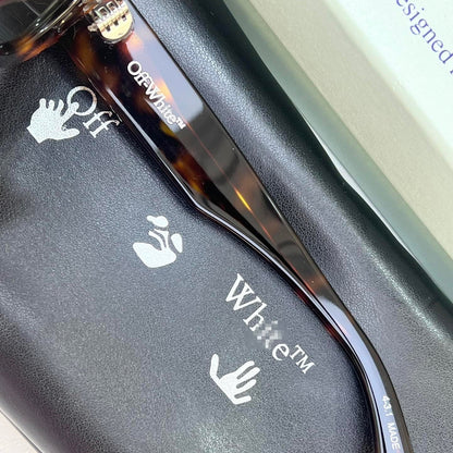 OFF-Whlte Arrow logo sunglasses#090