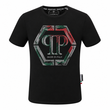 PP T-shirt Letter Logo