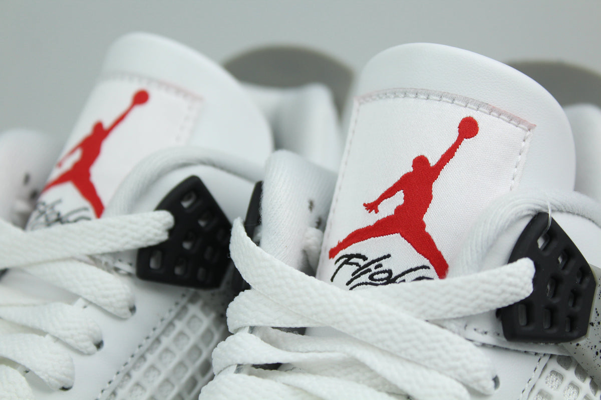 Air Jordan 4 Retro 'White Cement' (GS) - White Cement - image 5