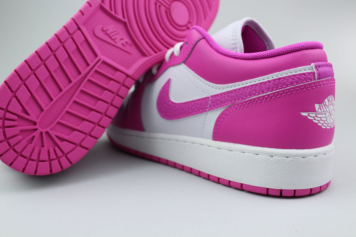 Air Jordan 1 Low 'Fire Pink' (GS) - Fire Pink - image 2