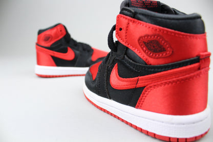 Air Jordan 1 'Satin Bred' (TD) - Satin Bred - image 2