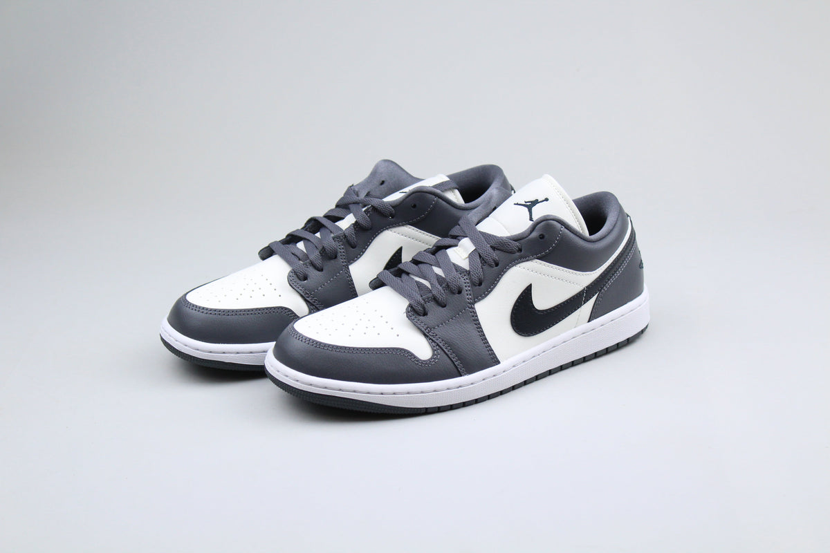 Jordan 1 Low 'Dark Grey' - Dark Grey - image 6